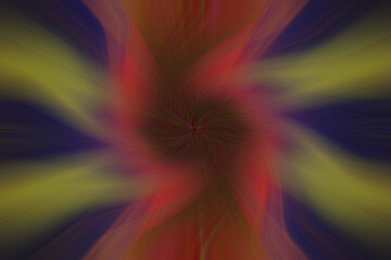 Abstract background of a multicolored stream. Abstraction. 3D illustration