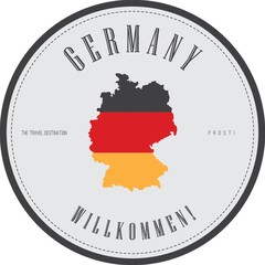 Germany label design