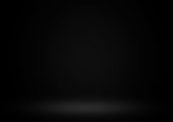 Empty black color studio room background, can use for background and product display. Banner for advertise product