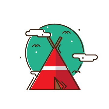 recommend clip art: Tepee