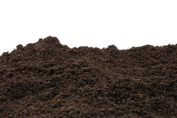 Black land for plant background.