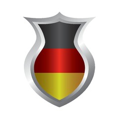 germany flag button design