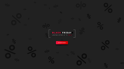 Black friday sale text design. Abstract vetor promotional background