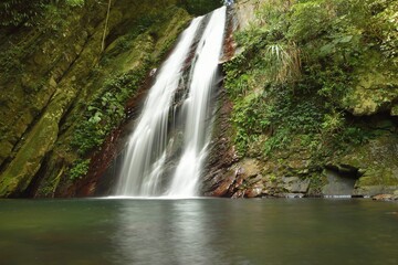 Fototapeta na wymiar Was taken in Hsinchu of Taiwan,the waterfall and stream