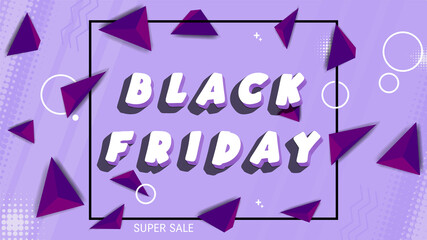 Black Friday - geometric shapes background