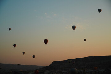 Cappadocia , beautiful unesco site where you can observe hot air balloons every day