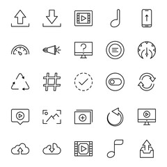 Fototapeta premium Sign icon set.