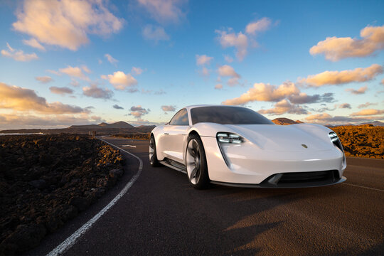 Porsche Mission E Electric Concept Car