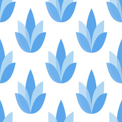 seamless pattern with flowers, vector illustration