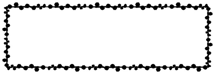 hand drawn vector doodle frame