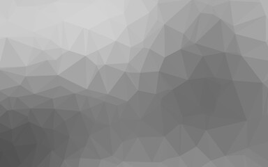 Obraz premium Light Silver, Gray vector polygonal template. Geometric illustration in Origami style with gradient. Template for your brand book.