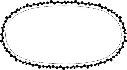 hand drawn vector doodle frame