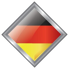 germany flag button design