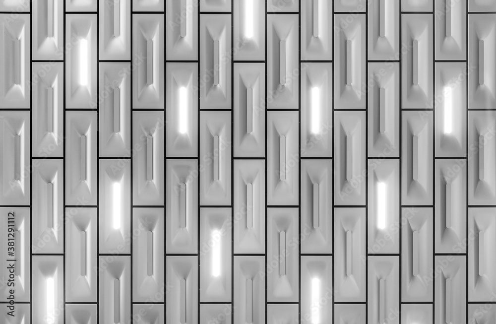 Aufkleber Modern building abstract background pattern