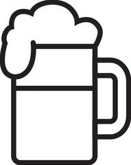 a glass of german beer