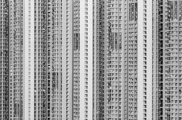 Obraz premium High rise residential building of public estate in Hong Kong city
