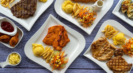 Steaks and Fried Chicken