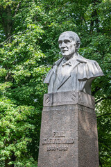 Monument to Estonian folk writer Friedrich Reinhold Kreutzwald.