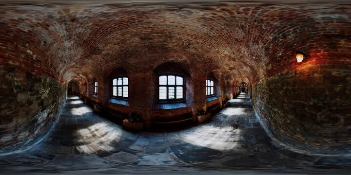 vr 360 inside the Charterhouse norfolk cloister