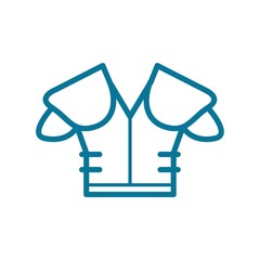 American football protection pads