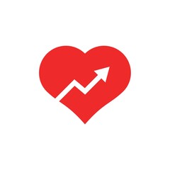 Heart shape with arrow