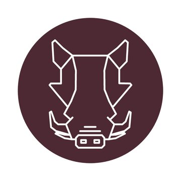 recommend clip art: Warthog head