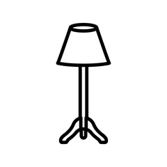 stand lamp icon vector illustration design