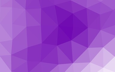 Light Purple vector polygonal template. Colorful illustration in abstract style with gradient. Template for your brand book.