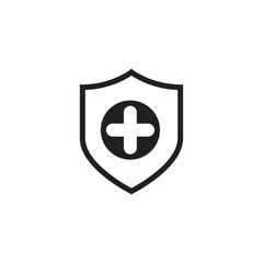 Obraz premium Medical shield symbol