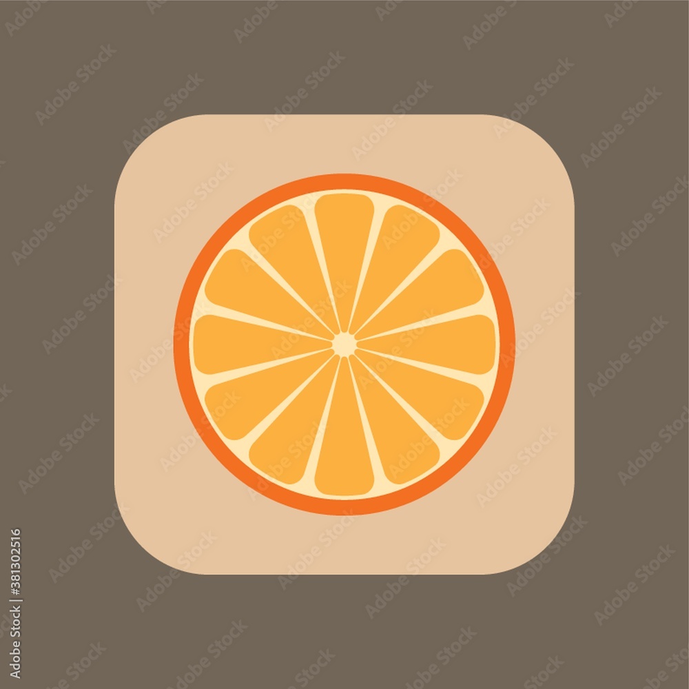 Poster orange slice