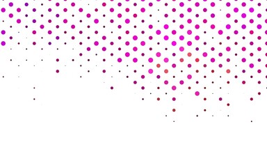 Light Pink, Yellow vector template with circles. Illustration with set of shining colorful abstract circles. Design for business adverts.