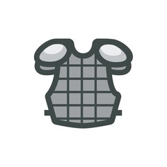 baseball catcher chest protector