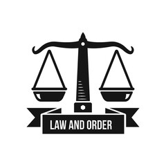 law and order logo element