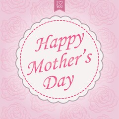 happy mothers day concept