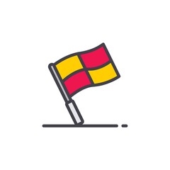 assistant referee flag signal
