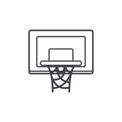 basketball hoop with backboard