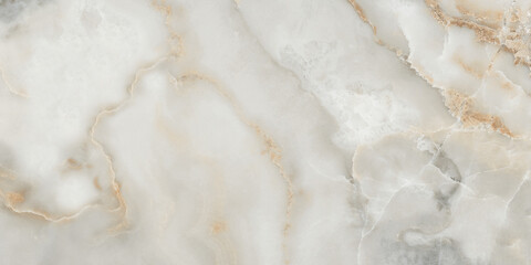 Naklejka na ściany i meble off white color onyx texture polished finish with natural veins high resolution marble design