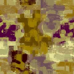 Abstract seamless pattern with imitation of a grunge dirty texture. Vector image.