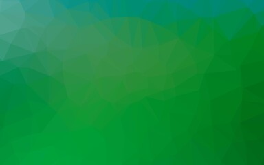 Fototapeta premium Light Blue, Green vector abstract mosaic background. Shining colored illustration in a Brand new style. Textured pattern for background.
