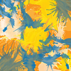 Fototapeta na wymiar Shibori tie dye art. Abstract color moving background.