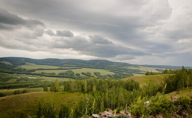landscape with clouds