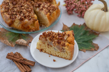 sweet home made vanilla pear pie