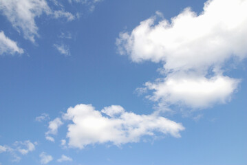Obraz na płótnie Canvas 空に雲