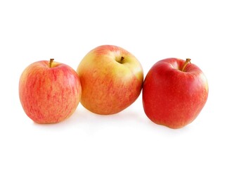 red and yellow tasty,sweet apple close up