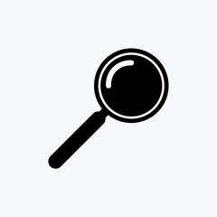 vector magnifying icon. magnifying glass