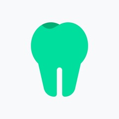 Tooth Icon. Medical Icon. Perfect for website mobile app presentation and any other projects. Icon design flat style