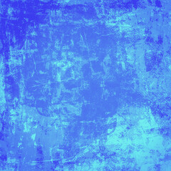 Grunge blue wall background or texture