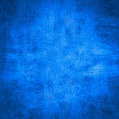 Grunge blue wall background or texture
