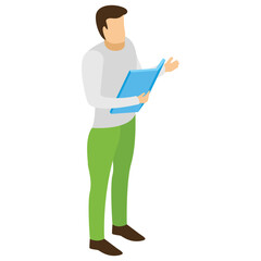 
College going flat icon design 
