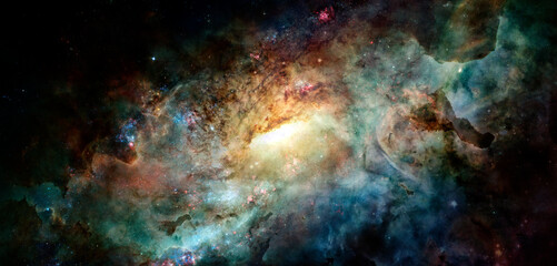 Obraz na płótnie Canvas Spiral Galaxy. Elements of this image furnished by NASA
